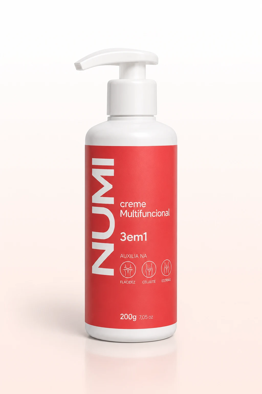 Kit 1 pote do creme NUMI 3 em 1